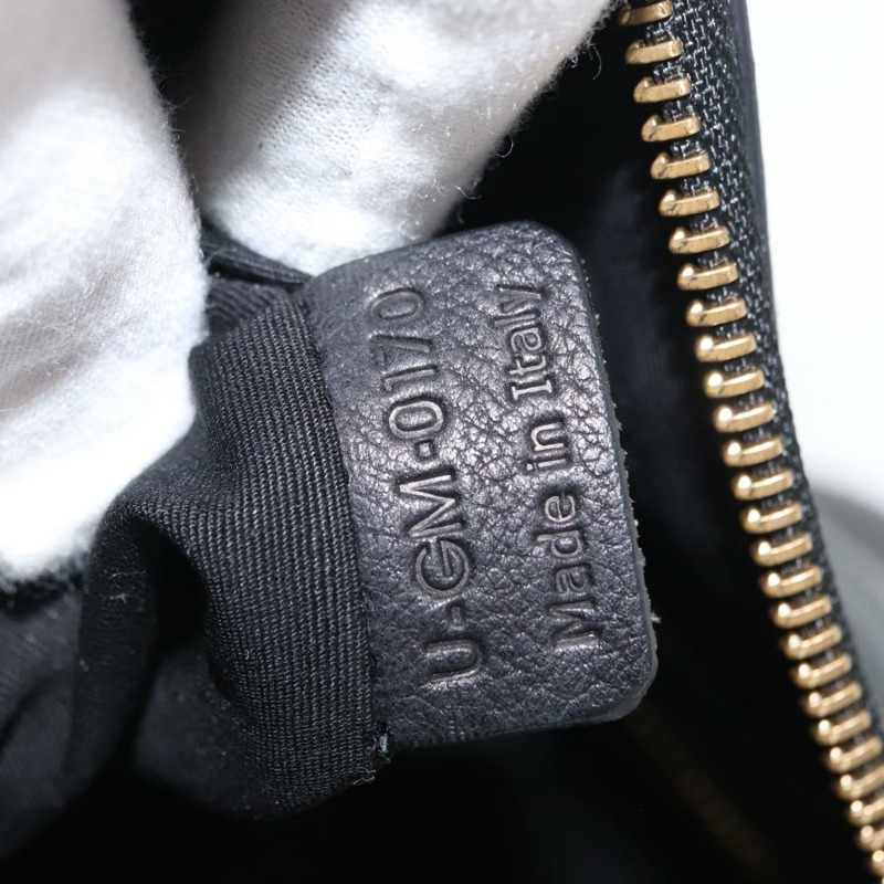 【日本直送】CELINE 黑色金色皮革肩背包，正品編號 157472-11