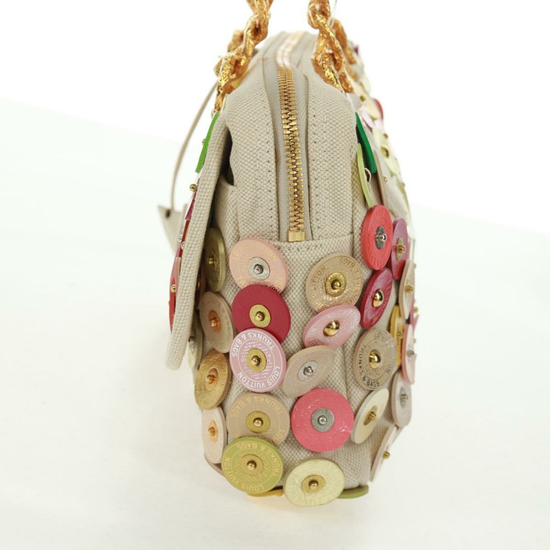 【日本直送】路易威登 Fleur Tinkerbell 手提包 白色皮革 M95407 LV 正品 157462SM-2