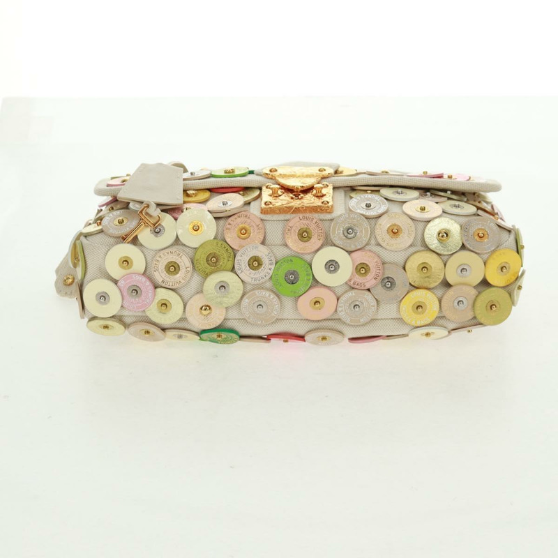 【日本直送】路易威登 Fleur Tinkerbell 手提包 白色皮革 M95407 LV 正品 157462SM-4