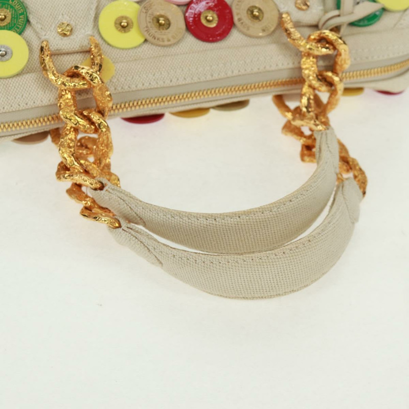 【日本直送】路易威登 Fleur Tinkerbell 手提包 白色皮革 M95407 LV 正品 157462SM-6