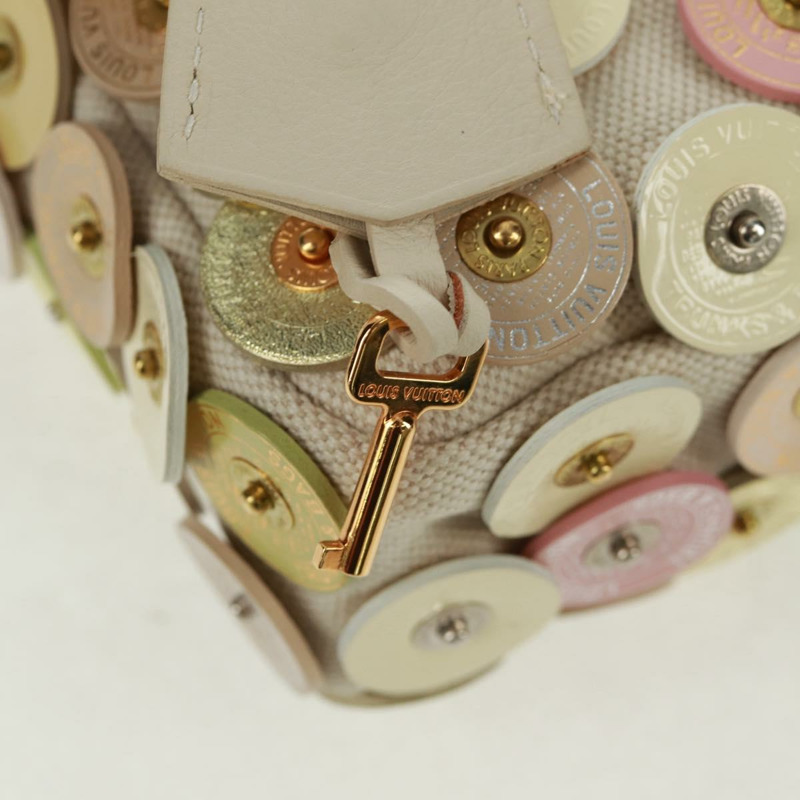 【日本直送】路易威登 Fleur Tinkerbell 手提包 白色皮革 M95407 LV 正品 157462SM-8