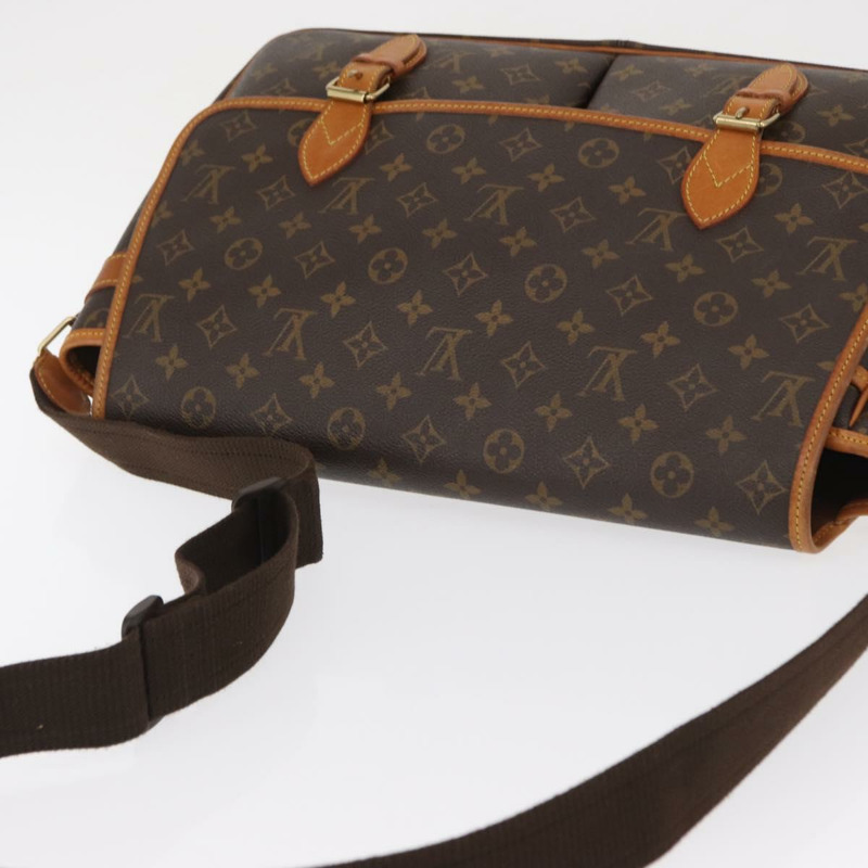 【日本直送】路易威登 Monogram Gibeciere GM 肩背包 M42246 LV Auth 164624-5