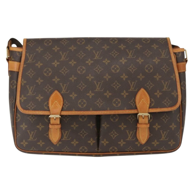 【日本直送】路易威登 Monogram Gibeciere GM 肩背包 M42246 LV Auth 164624-12