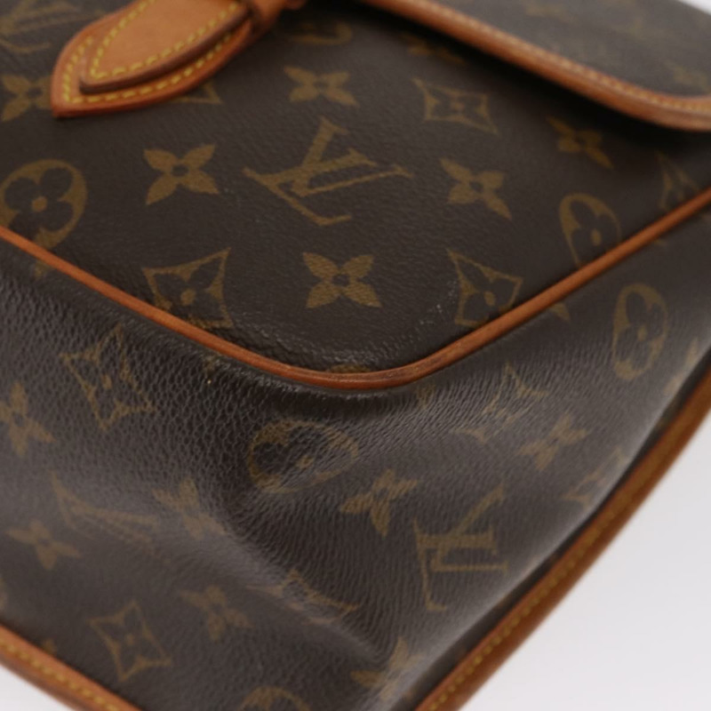 【日本直送】路易威登 Monogram Gibeciere GM 肩背包 M42246 LV Auth 164624-15