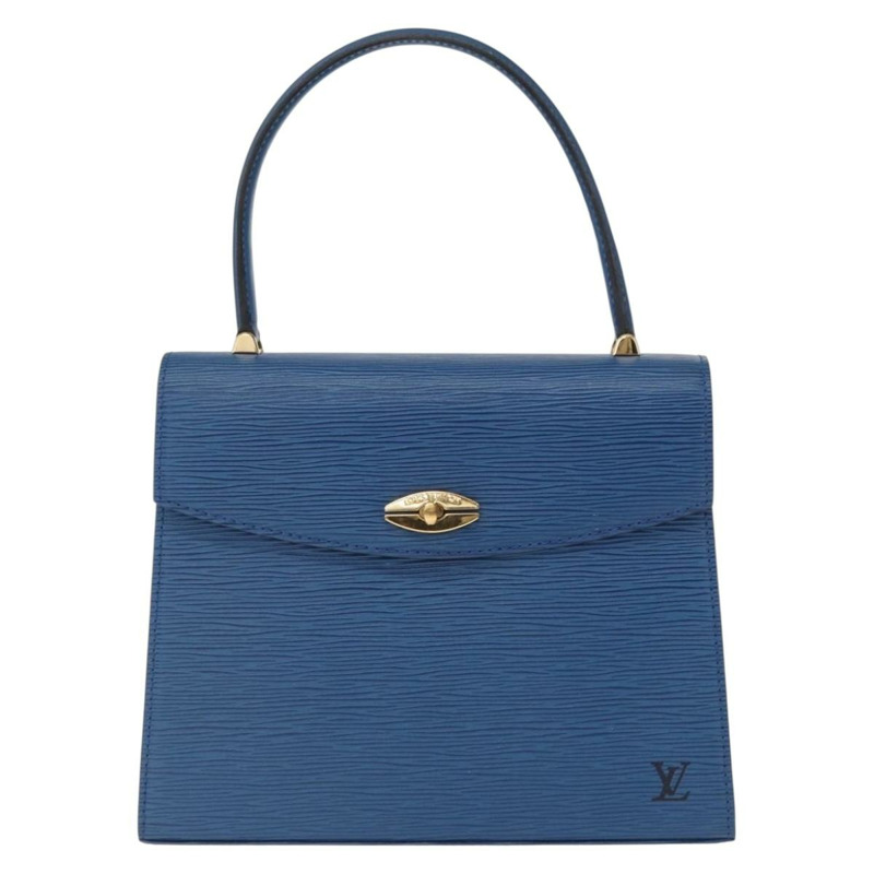 【日本直送】路易威登 Epi Malesherbes 手提包藍色 M52375 LV 正品 163509-12