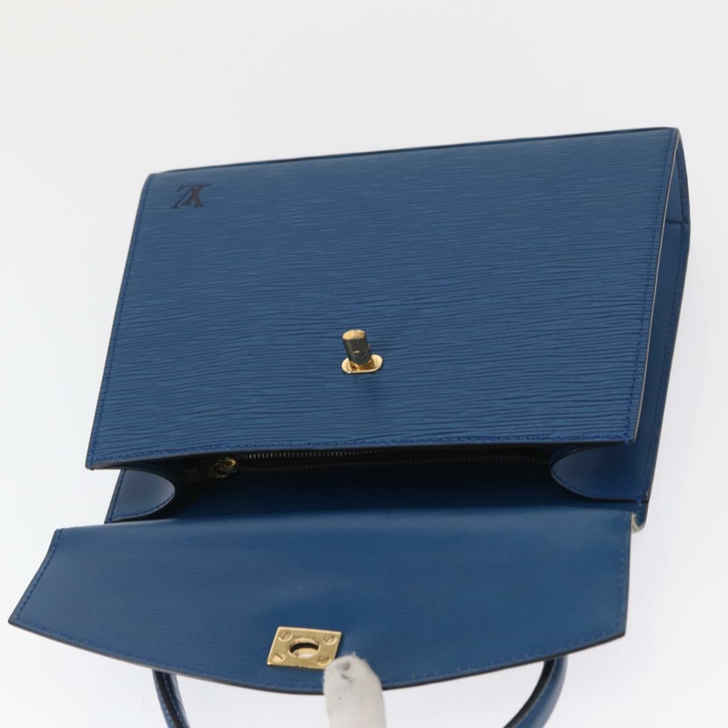 【日本直送】路易威登 Epi Malesherbes 手提包藍色 M52375 LV 正品 163509-17