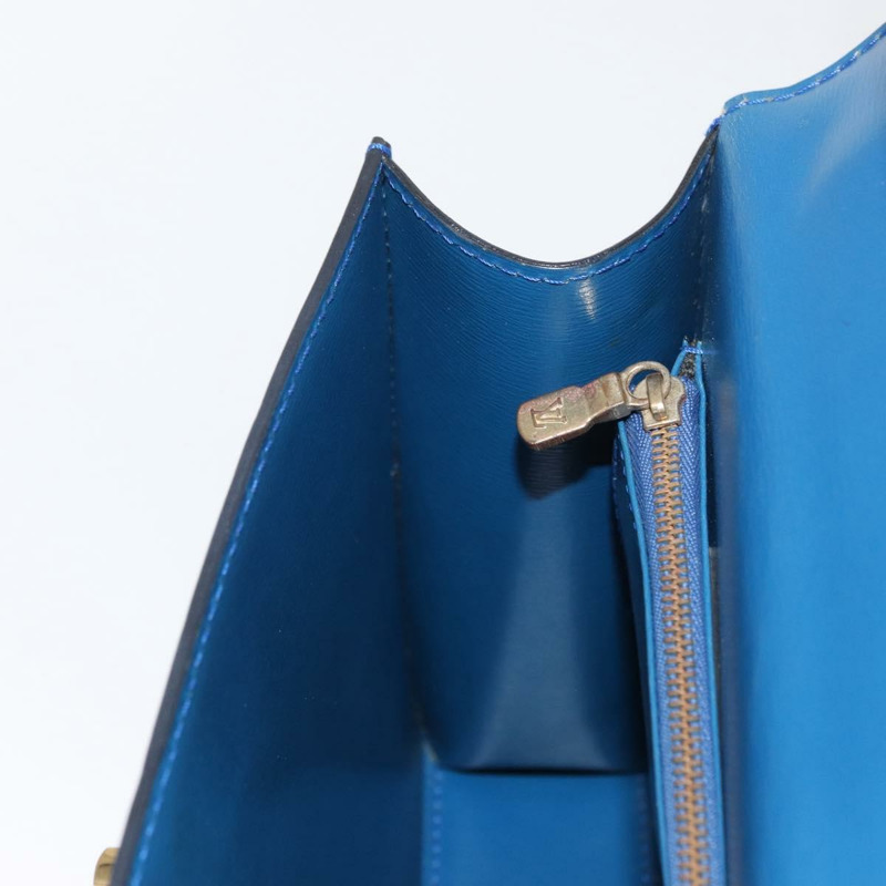 【日本直送】路易威登 Epi Malesherbes 手提包藍色 M52375 LV 正品 163509-20