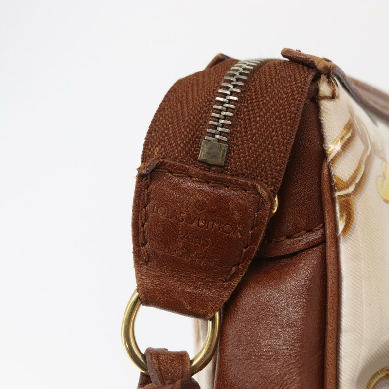 【日本直送】路易威登 Monogram Charm 手袋配件袋白色 M95161 正品 163623-17