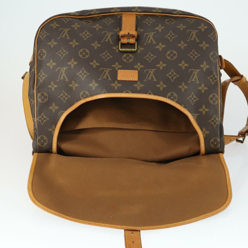 【日本直送】路易威登 Monogram Saumur 35 肩背包 M42254 LV Auth 163546A-9