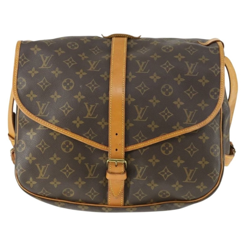 【日本直送】路易威登 Monogram Saumur 35 肩背包 M42254 LV Auth 163546A-12