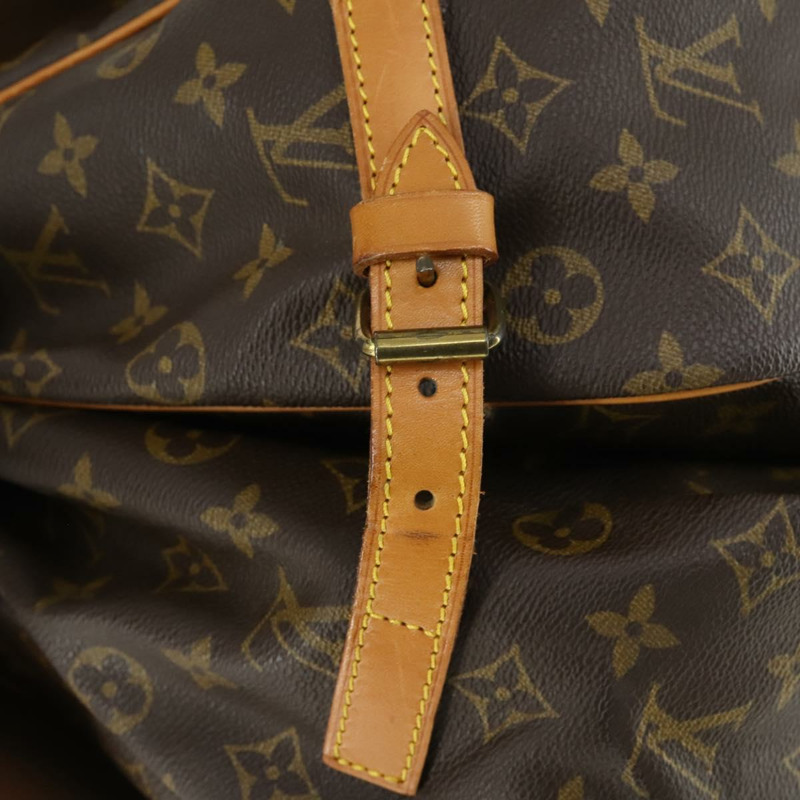 【日本直送】路易威登 Monogram Saumur 35 肩背包 M42254 LV Auth 163546A-17