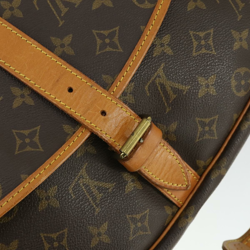 【日本直送】路易威登 Monogram Saumur 35 肩背包 M42254 LV Auth 163546A-23