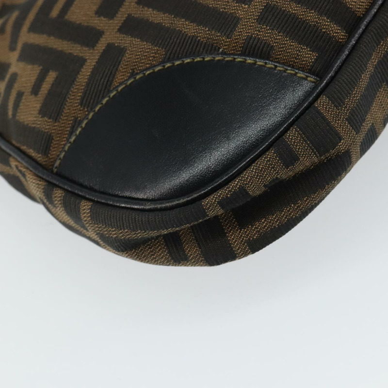 【日本直送】FENDI Zucca帆布單肩包 黑色 棕色 正品 163660-15