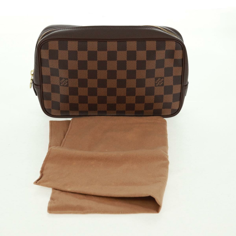 【日本直送】路易威登 Damier Ebene Trousse 洗手液 25 手拿包 N47624 LV 正品 157599V-11