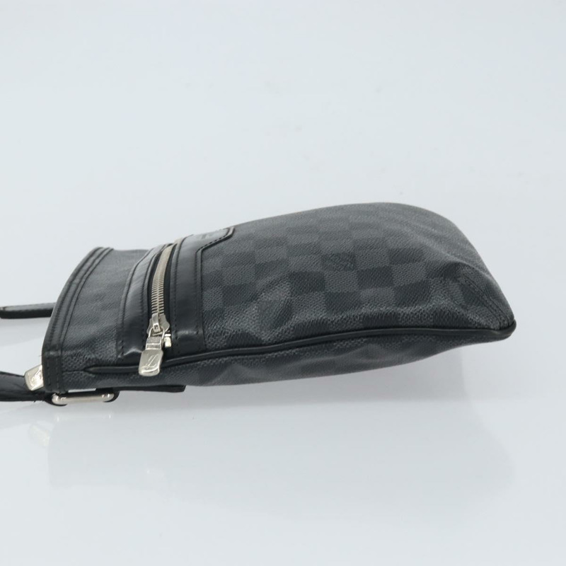 【日本直送】路易威登 Damier Graphite Tomas 單肩包 N58028 LV Auth 164577-3