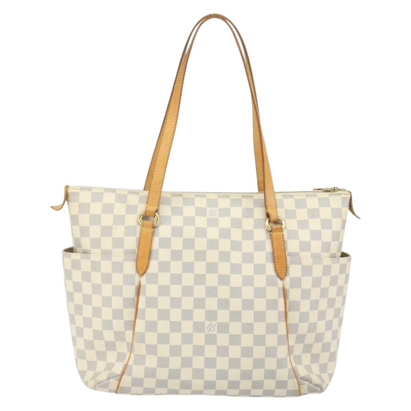 【日本直送】路易威登 Damier Azur Totally MM 手提包 N51262 LV Auth SW1957-1