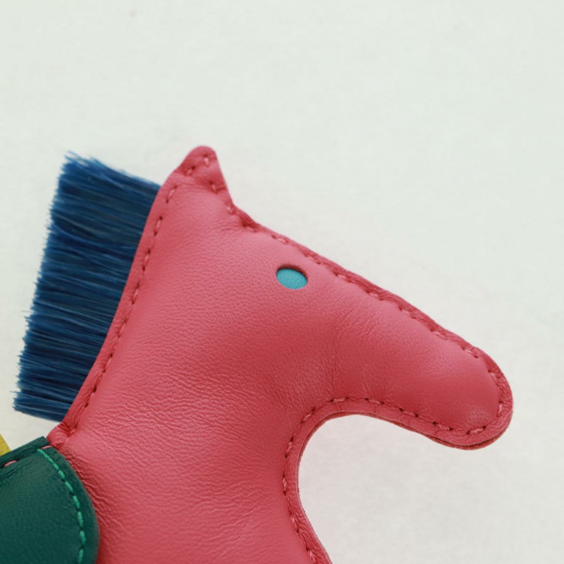 【日本直送】愛馬仕 Rodeo Charm Clan PM 粉紅皮革正品 163213M-7