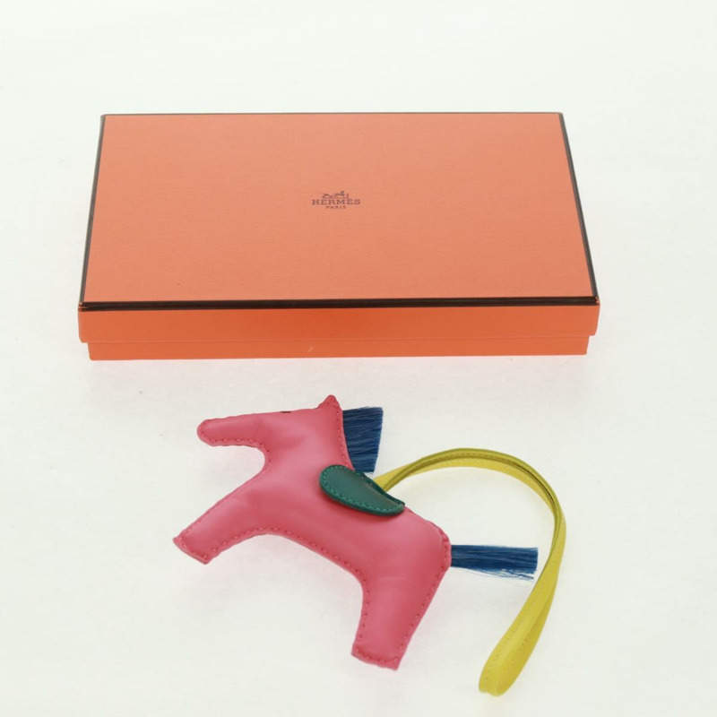 【日本直送】愛馬仕 Rodeo Charm Clan PM 粉紅皮革正品 163213M-13