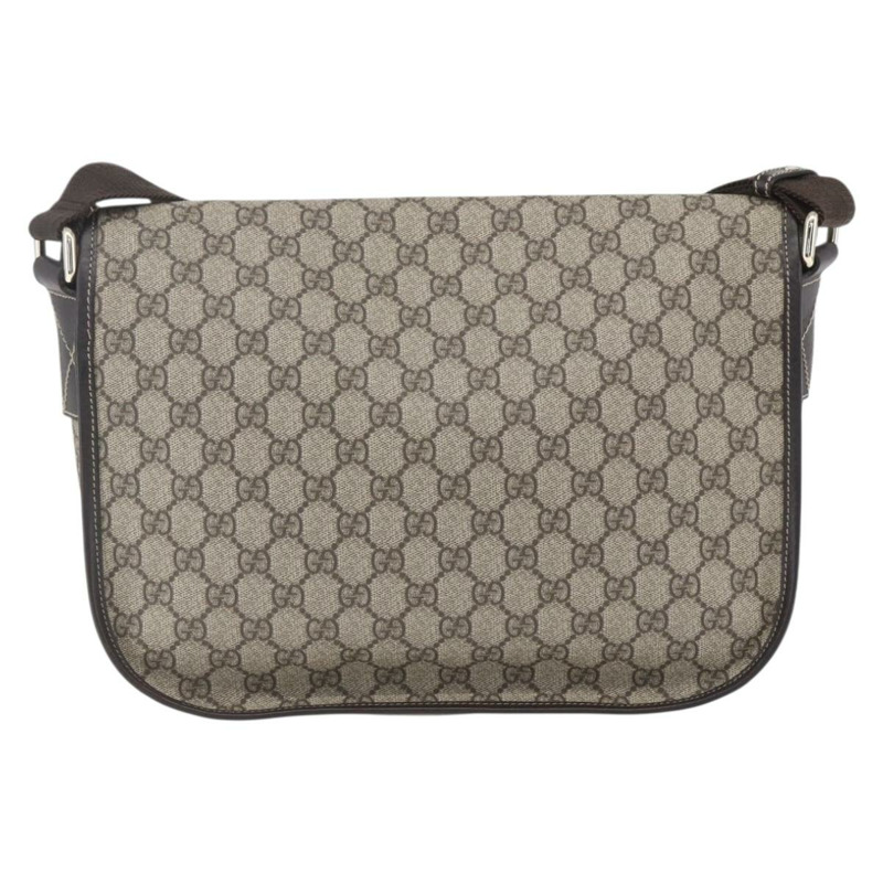 【日本直送】GUCCI GG Supreme 單肩包 PVC 米色 金色 201732 正品 SW1915-1