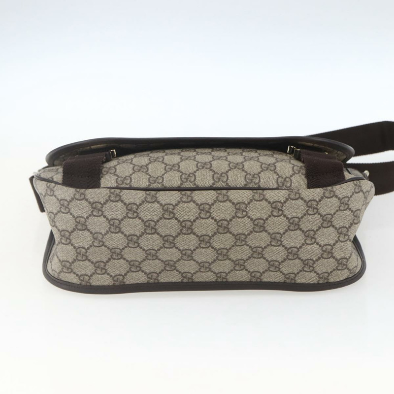 【日本直送】GUCCI GG Supreme 單肩包 PVC 米色 金色 201732 正品 SW1915-4