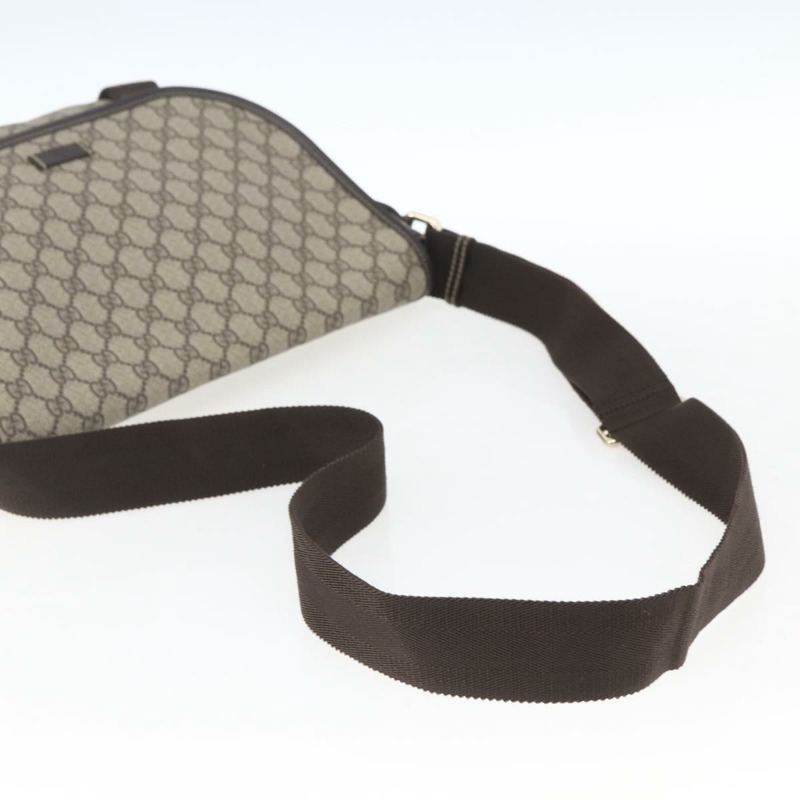 【日本直送】GUCCI GG Supreme 單肩包 PVC 米色 金色 201732 正品 SW1915-6