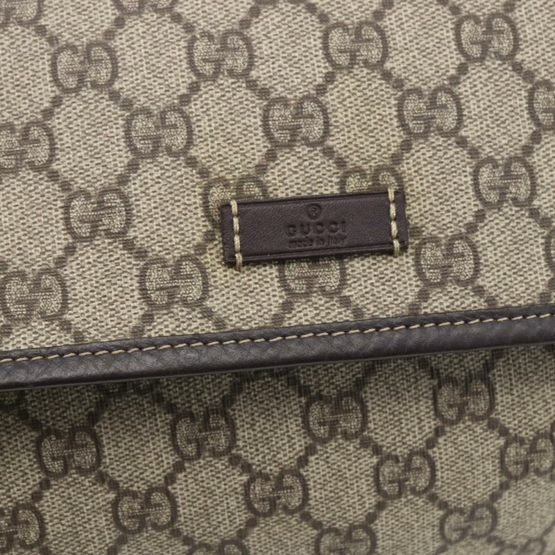 【日本直送】GUCCI GG Supreme 單肩包 PVC 米色 金色 201732 正品 SW1915-16