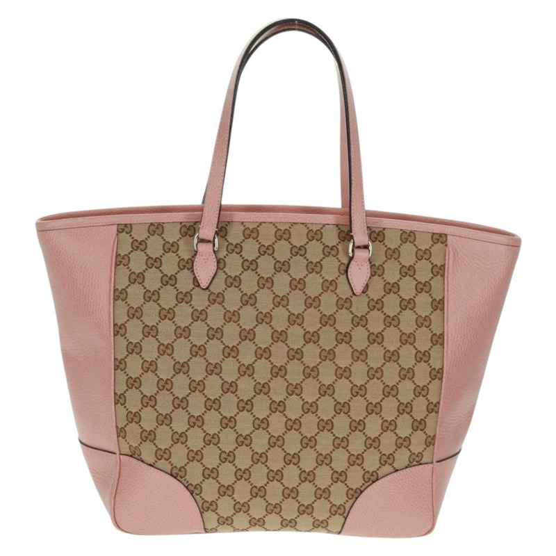 【日本直送】GUCCI GG帆布托特包 暢貨 米色 金色 粉紅色 449242 正品 am10538V-1