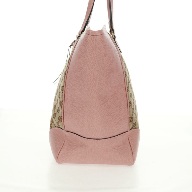 【日本直送】GUCCI GG帆布托特包 暢貨 米色 金色 粉紅色 449242 正品 am10538V-2