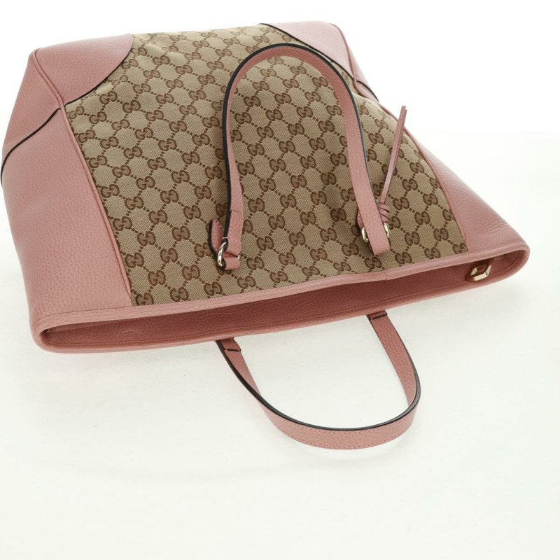 【日本直送】GUCCI GG帆布托特包 暢貨 米色 金色 粉紅色 449242 正品 am10538V-5