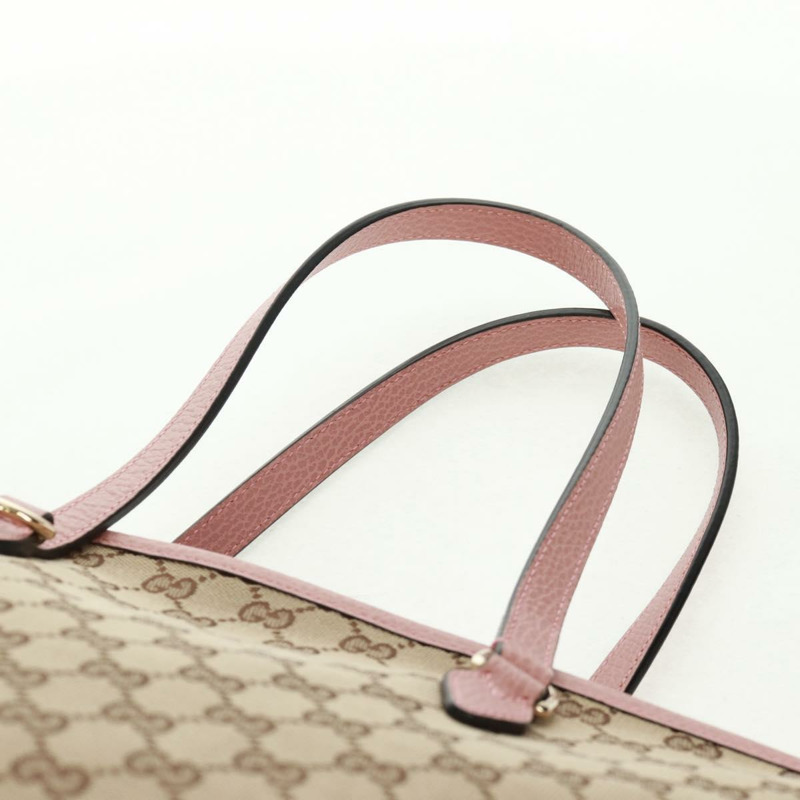 【日本直送】GUCCI GG帆布托特包 暢貨 米色 金色 粉紅色 449242 正品 am10538V-7