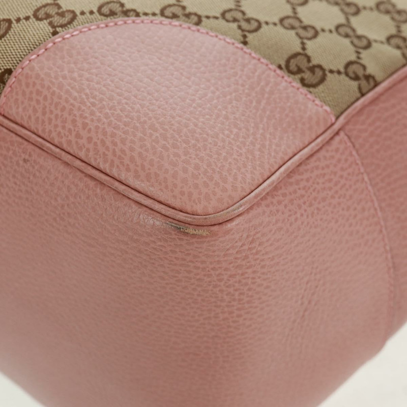 【日本直送】GUCCI GG帆布托特包 暢貨 米色 金色 粉紅色 449242 正品 am10538V-8