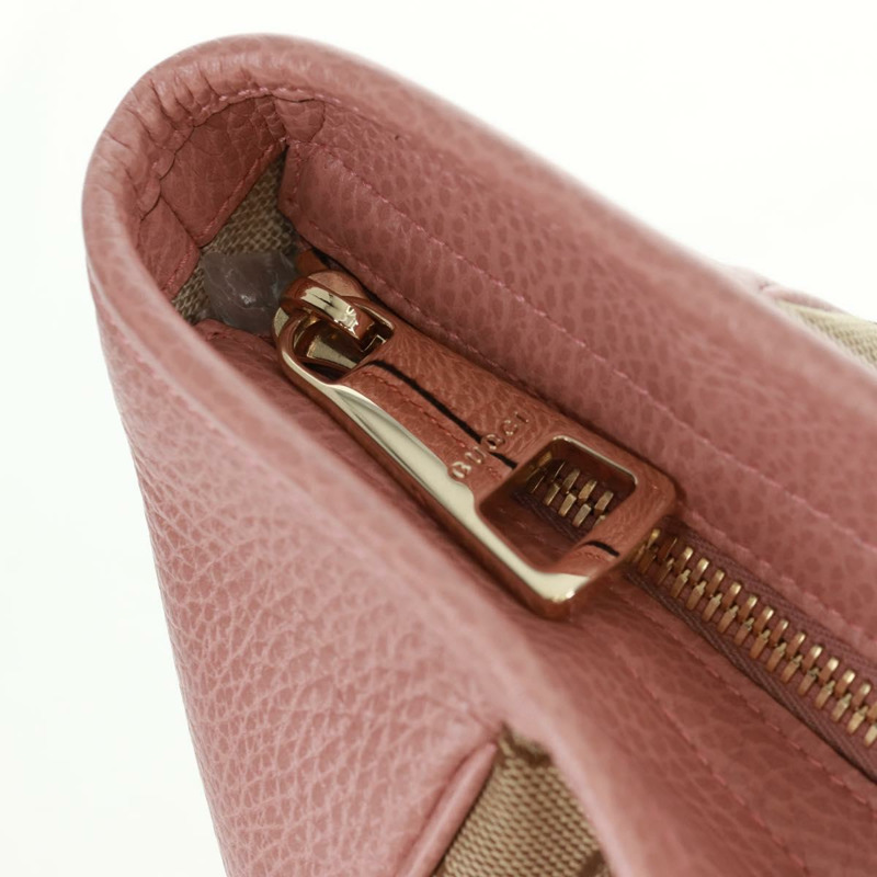 【日本直送】GUCCI GG帆布托特包 暢貨 米色 金色 粉紅色 449242 正品 am10538V-9
