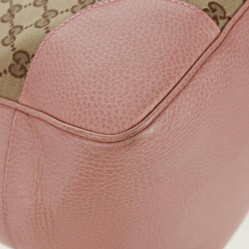 【日本直送】GUCCI GG帆布托特包 暢貨 米色 金色 粉紅色 449242 正品 am10538V-15