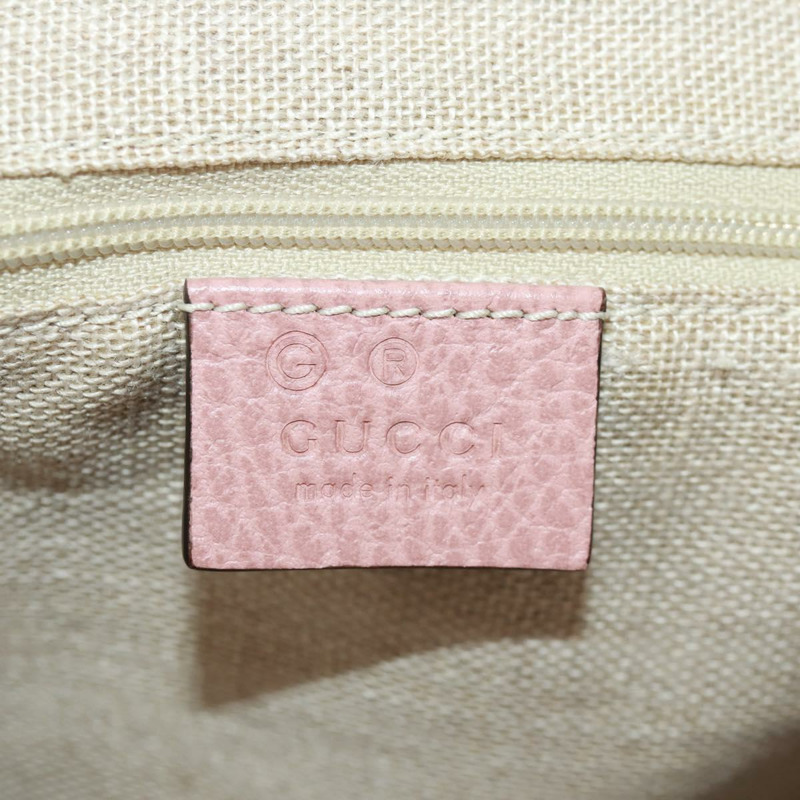【日本直送】GUCCI GG帆布托特包 暢貨 米色 金色 粉紅色 449242 正品 am10538V-17