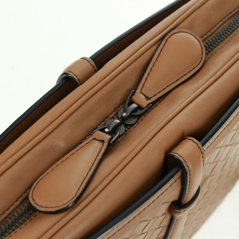 【日本直送】BOTTEGA VENETA INTRECCIATO 鏈條單肩包 皮革 米色 正品 am10506V-9