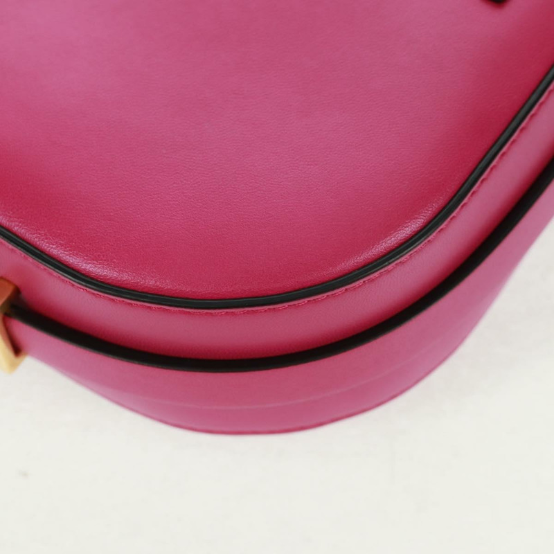 【日本直送】VALENTINO V Logo Walk 單肩包 皮革 粉紅色 金飾 正品 am10527V-15