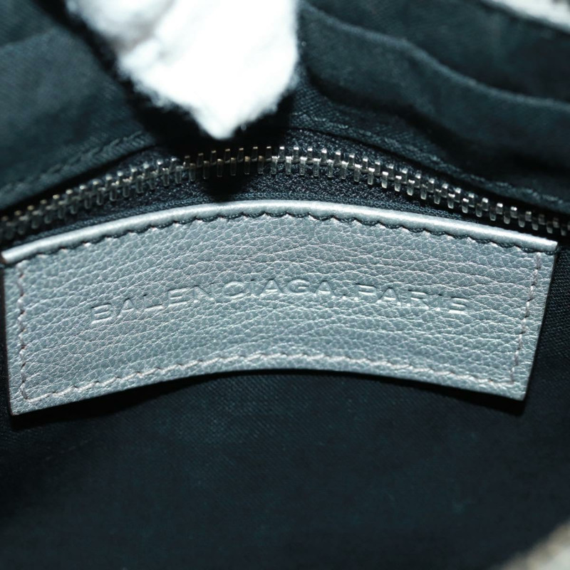 【日本直送】BALENCIAGA The Hip 單肩包 皮革 銀色 242803 正品 163625V-20