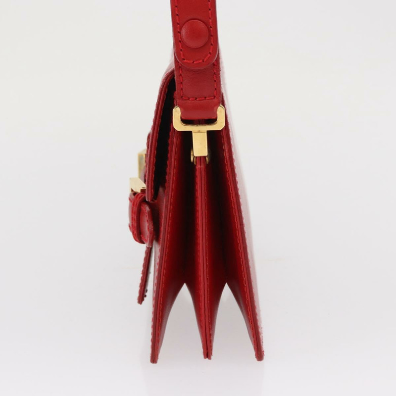 【日本直送】FENDI 紅色金色皮革肩背包 正品 164525V-2