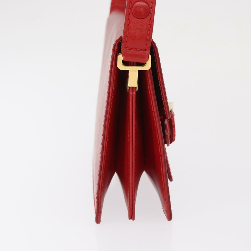 【日本直送】FENDI 紅色金色皮革肩背包 正品 164525V-3