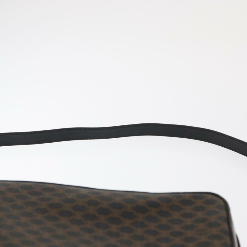 【日本直送】CELINE Macadam帆布手提包 PVC皮革 2way 黑色金色 Auth 164759V-14