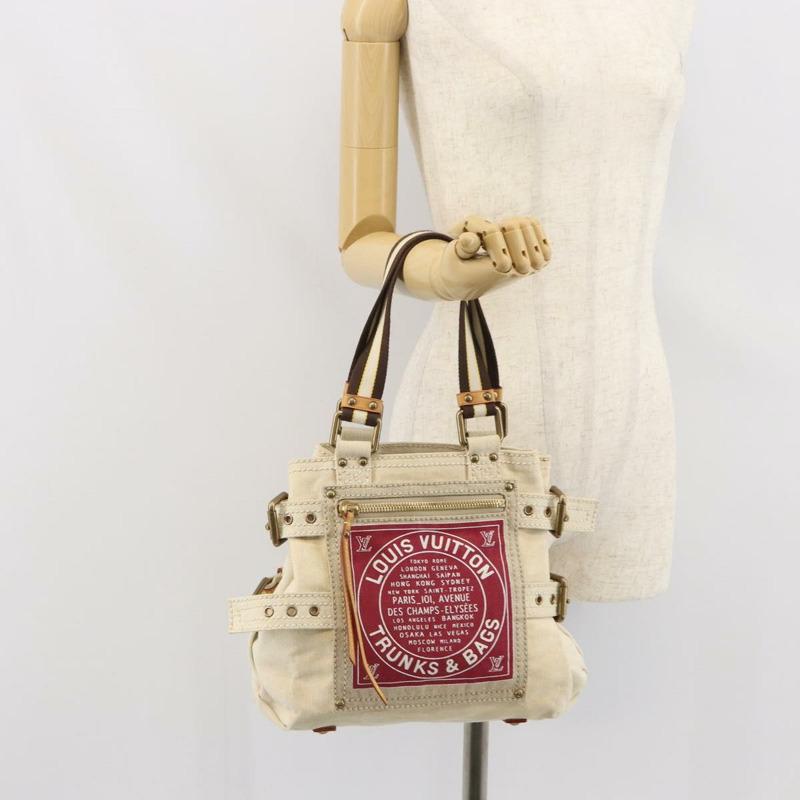 【日本直送】路易威登 Cruise Line Glove Shopper PM 手提包 紅色 M95115 LV Auth mr1960-22