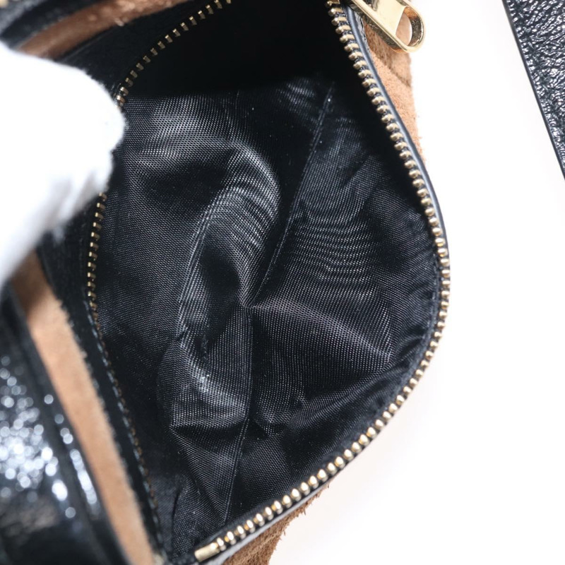 【日本直送】GUCCI Web Sherry Line 單肩包 絨面革 棕色 金色 573321 Auth mr1859-21