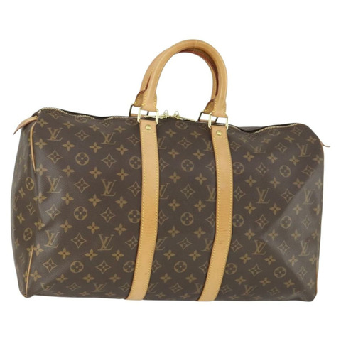 路易威登 Monogram Keepall 45 波士頓包 M41428 LV Auth mr1913