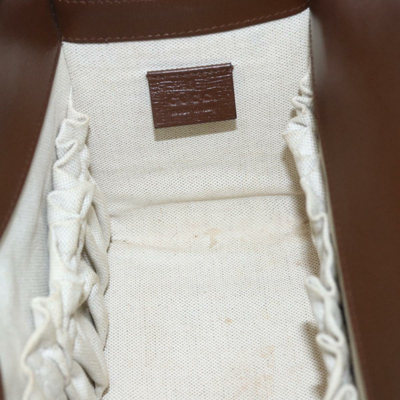 【日本直送】GUCCI GG Supreme 馬銜扣手提包 PVC 金色 米色 627323 正品 ka1576M-18