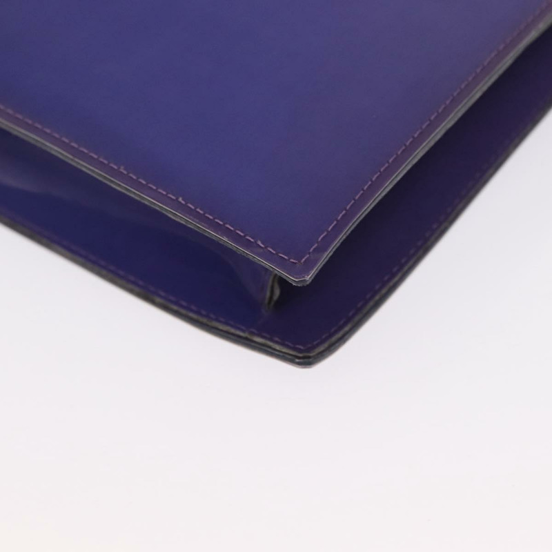 【日本直送】香奈兒全息COCO標誌鏈單肩包，紫色銀色雙C標誌乙烯基材質，正品編號165896-13