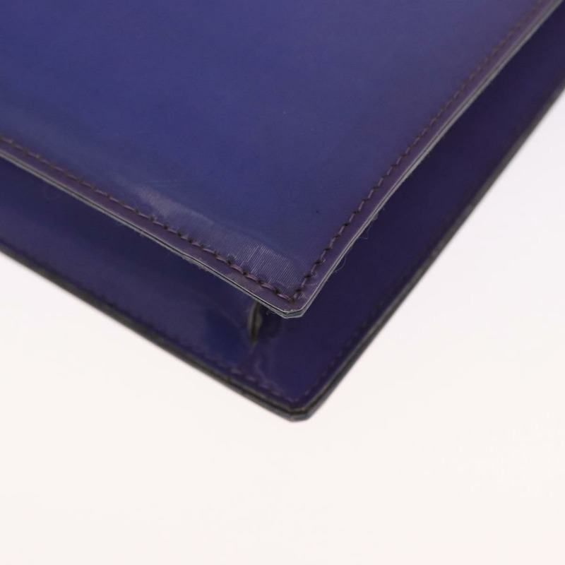 【日本直送】香奈兒全息COCO標誌鏈單肩包，紫色銀色雙C標誌乙烯基材質，正品編號165896-15