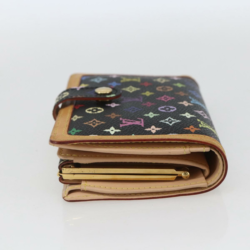 【日本直送】路易威登 多色 Portefeuille Viennois 皮夾黑色 M92988 正品 165799V-2