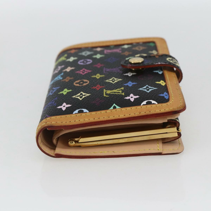 【日本直送】路易威登 多色 Portefeuille Viennois 皮夾黑色 M92988 正品 165799V-3