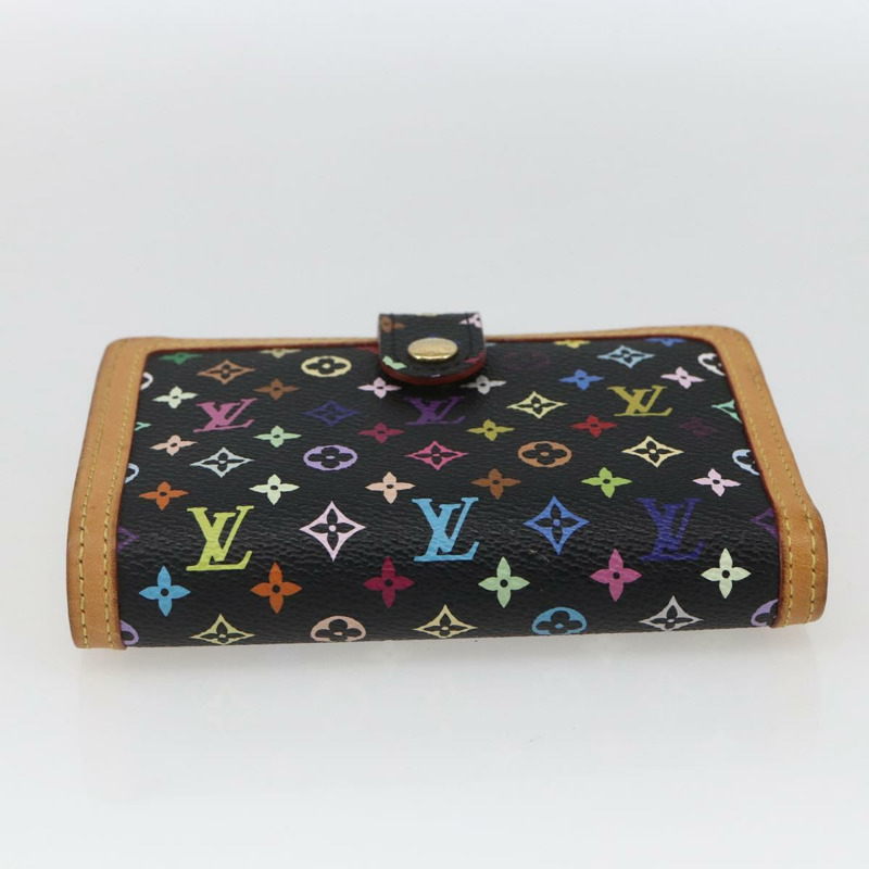 【日本直送】路易威登 多色 Portefeuille Viennois 皮夾黑色 M92988 正品 165799V-5