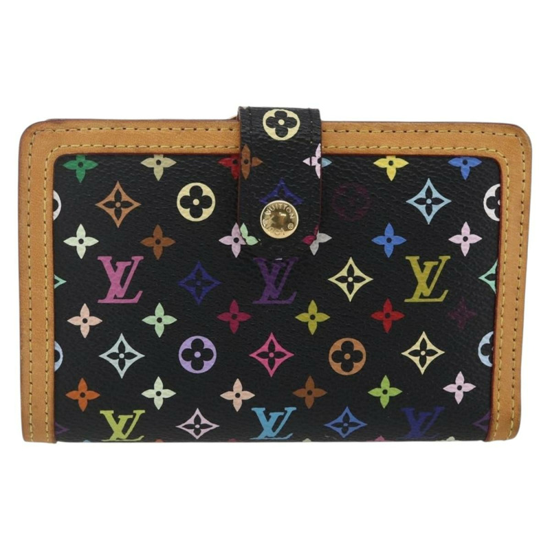 【日本直送】路易威登 多色 Portefeuille Viennois 皮夾黑色 M92988 正品 165799V-12